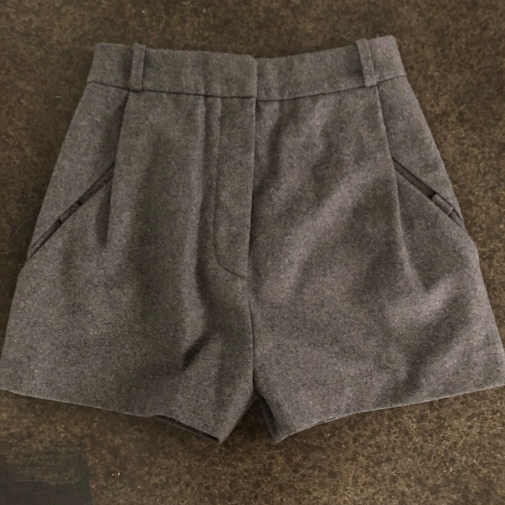 ACNE Studios Grey High Rise Shorts